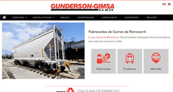 Desktop Screenshot of gunderson-gimsa.com.mx